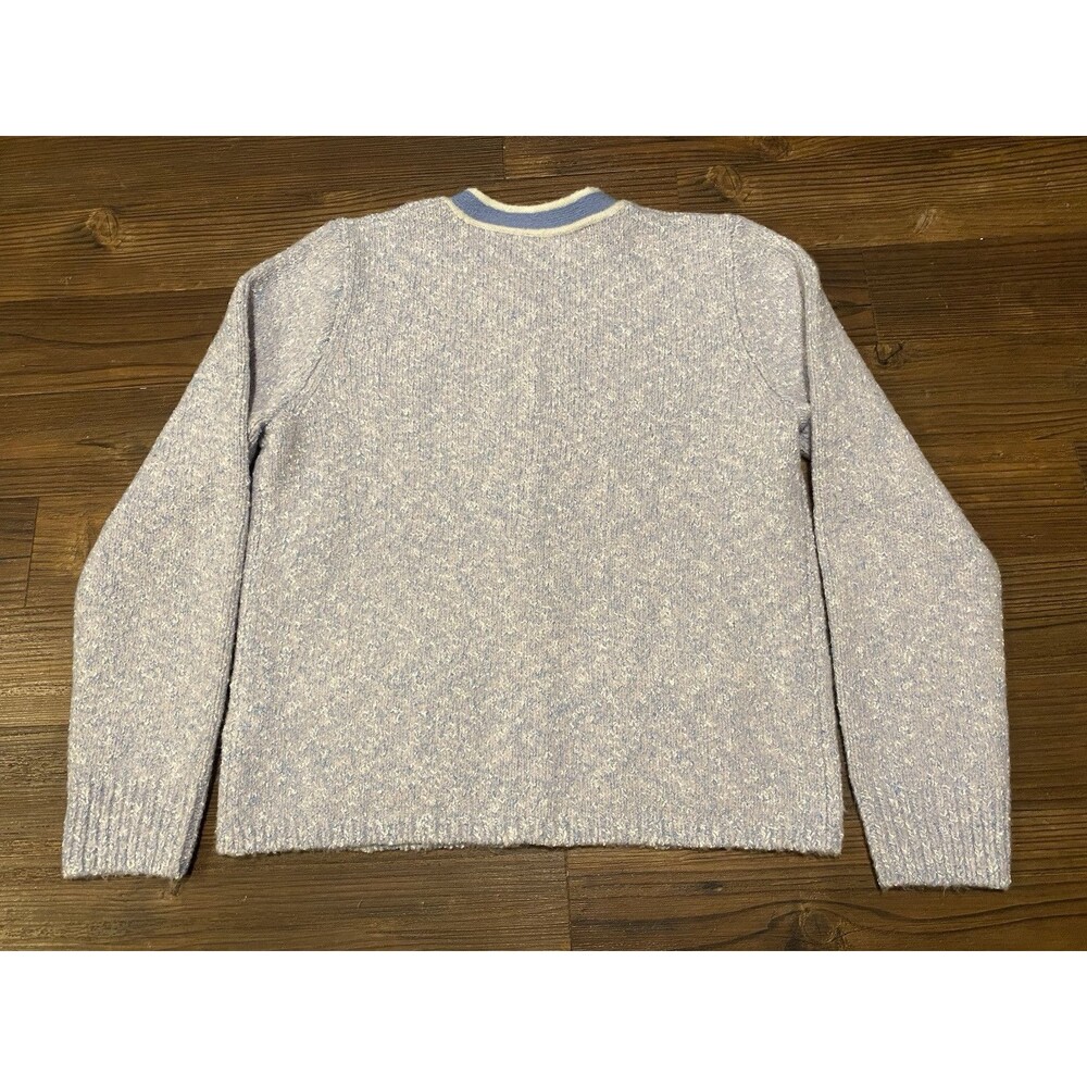 J.Crew Marled Sweater Lady Jacket Lilac Blue Pale SeaScap Med BM639 J Crew - NWT - Picture 10 of 10